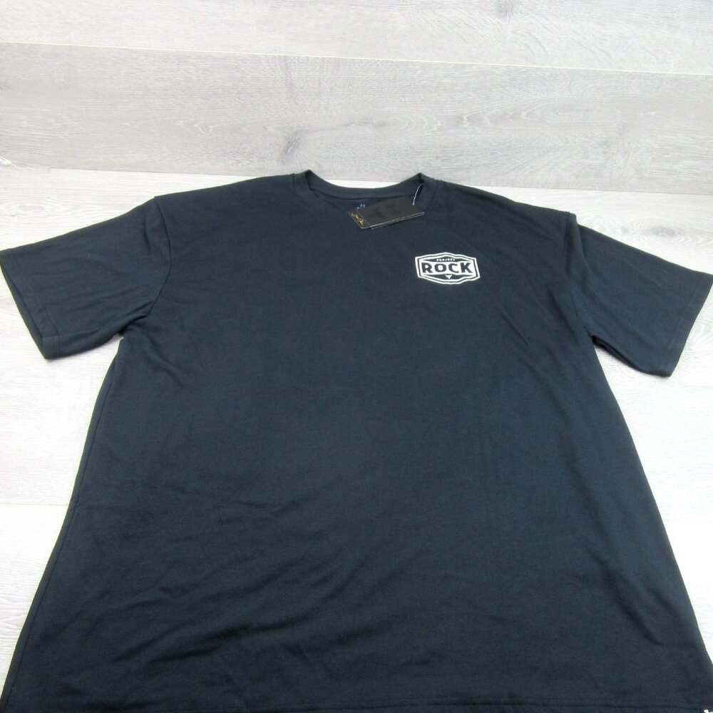 Under Armour Project Rock Wrecking Crew T-Shirt Mens Size XL Black Tee NEW - Picture 2 of 13